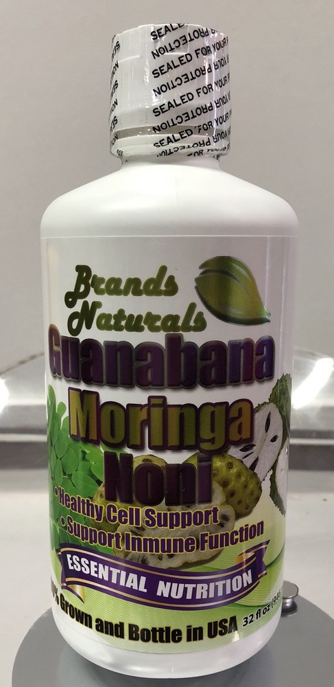 Nueva Sellado Moringa Guanabana y NONI Liquido 32oz liquid Soursop Antioxidant