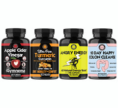 Apple Cider Vinegar, Turmeric, Angry Energy, 10 Day Happy Colon Cleanse
