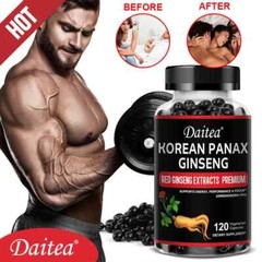 Korean Red Ginseng Root Capsules Improve Endurance And Sexual Performance 30-120
