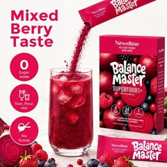 Beet Root Super Reds Powder Stick Packs – 14 Count, Mixed Berry, Sugar-Free, Nit
