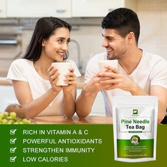 Organic Eastern White Pine Needle Tea Bags Fresh Bag Improve Sleeping