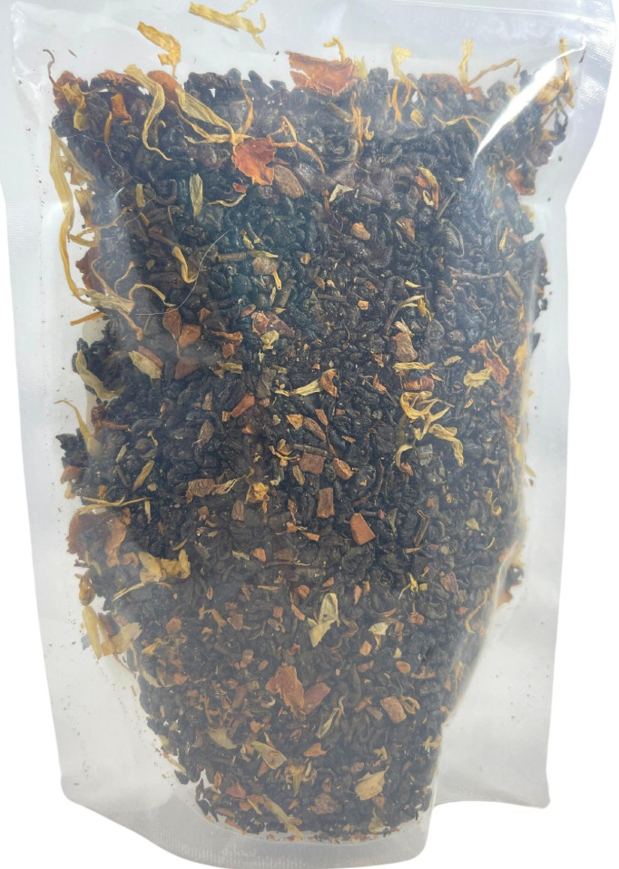 Fall Mist Gunpowder Herbal Tea (Seasonal, Apple, Cinnamon) USA FREE SHIP A+