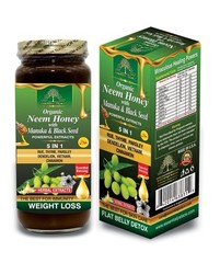 Organic Saffran Honey With Garlic & Black Seed 5 In 1, Vitamins A B and C By ESP