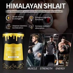 Professional Pure Himalayan Shilajit Honey Sticks, Purer, More Organic, Sweeter