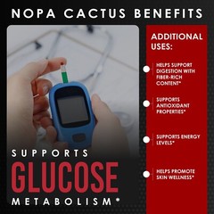 Nopal Cactus Extract Powder 120 Capsules