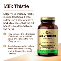 Solgar Milk Thistle 100 Vegetable Capsules