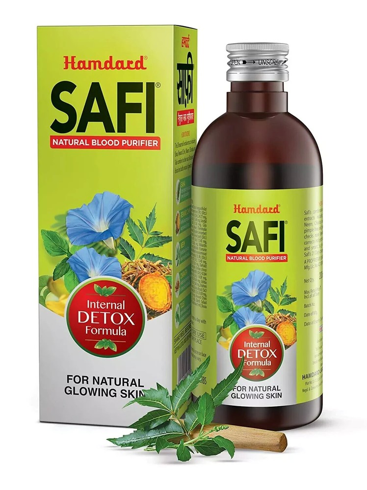 Hamdard Safi Natural Blood Purifier Syrup For Acne Pimple Blemishes Rashes 100ml