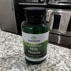 Swanson Full Spectrum Vegan Milk Thistle 500 mg Capsules 100 Count Detox