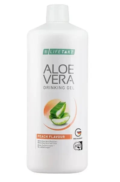 LR Aloe Vera Drinking Gel Peach Women Men Health – 1000 ml./33.3 fl.oz
