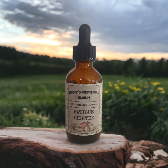 Fatigue Fighter | Organic Herbal Extract Tincture | Natural Energy Boost | Mind