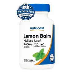 Extracto de Toronjil 3000 mg Hoja de Melisa 120 Cápsulas | 60 Porciones