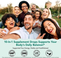 Soursop Bitters Liquid Drops 12-in-1 Complex – 2 Fl Oz | Enriched with Sea Moss