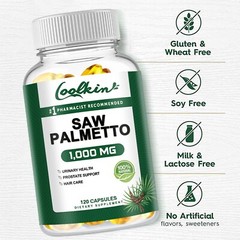 Saw Palmetto Capsules 1000mg – Prostate Health Support,Reduce Frequent Urination