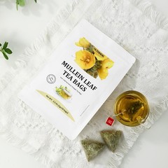 Premium 50 Mullein Leaf Tea Bags. Made with 100% Pure 50 Count (Pack of 1)
