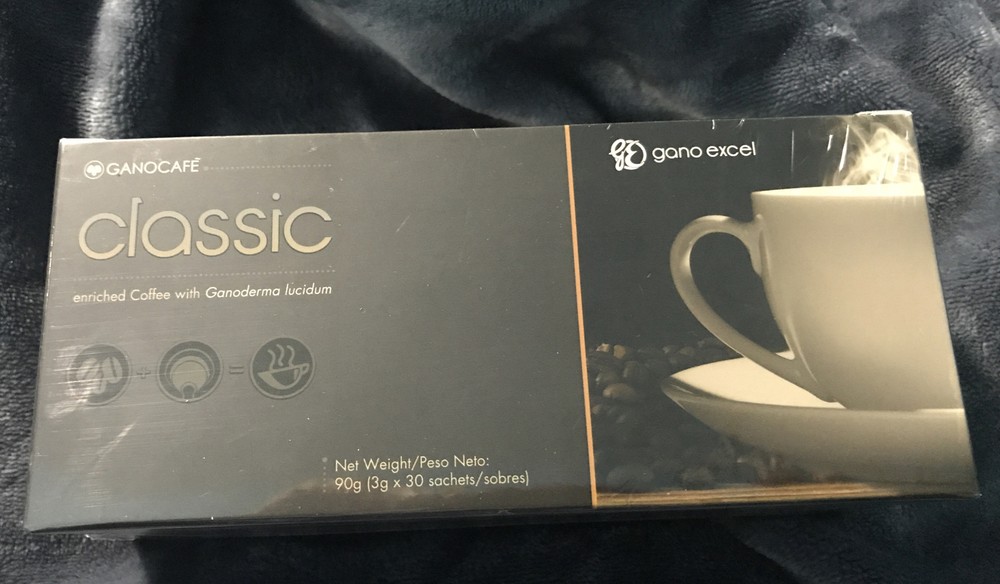Gano Excel Classic Enriched Coffee With Ganoderma Lucidum Box Of 30 Sachets