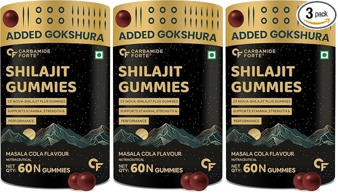 Himalayan Shilajit/Chilajit/Shilajeet Gummies Extremely Potent, Ashwagandha,180N