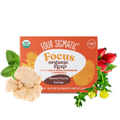 Four Sigmatic Reishi Mushroom Elixir | Coffee Alternative with Organic Reishi Mu