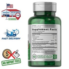 Black Elderberry Extract with Vitamin C and Zinc 90 Chewable Tablets Mixed Berry