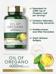 Powerful Oregano Oil Antibiotic Supplement for H Pylori Stomach Discomfort
