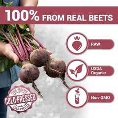 Dr. Berg Raw Organic Beet Powder from Real Earth-Grown Beets – USDA Certified…