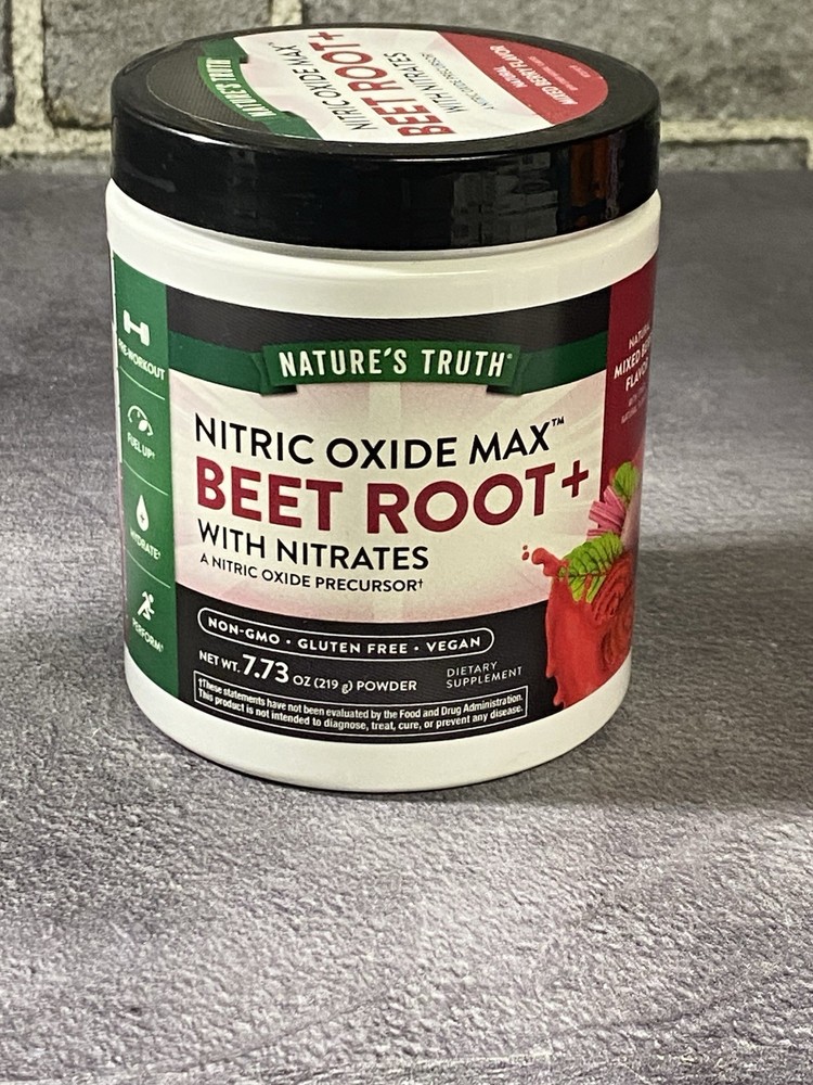 Beet Root Powder | 36 Servings | Nitric Oxide | Vegan | by Nature’s Truth