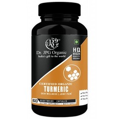 4x Dr. JPG Organic ISO & GMP Certified Turmeric 60 Capsules