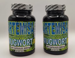 Artemisa hierba 100 Capsulas ,artemisia vulgaris, Mugwort herbal capsules 900mg