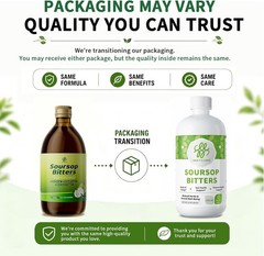 Soursop Living Bitters (Herboganic) 100% Natural 16 oz