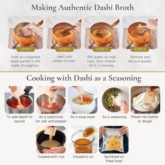 Savory Dashi Powder – Ideal for Miso Soup & Stews, 30 Pack