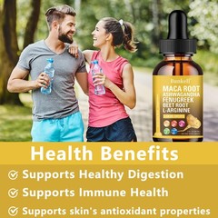 Maca Root Liquid Drops Maintain Liver Intestinal Health Skin Health 60 ML US