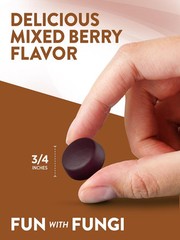 Lion’s Mane Mushroom | 60 Vegan Gummies | Mixed Berry Flavor | by Nature’s Truth