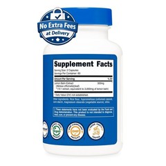 Extracto de Toronjil 3000 mg Hoja de Melisa 120 Cápsulas | 60 Porciones