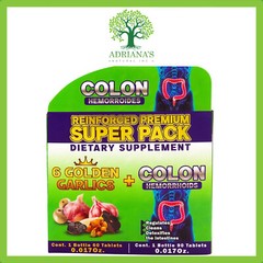 Colon & Hemorroides +6 Ajos (Limpieza Intestinal, Detox, Estomago Inflamado)