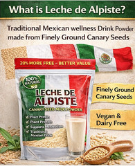 1LB CANARY SEED MILK POWDER LECHE DE ALPISTE POLVO DIETARY SUPPLEMENT