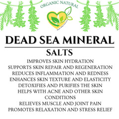 Sea Salt Pure Clear Granular Crystals Natural Mineral Kosher 1/2 Half Pound Bag