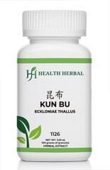 Health Herbal-Kun Bu/Kelp 100 Grams/Bottle