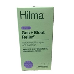 Hilma Natural GAS + BLOATING RELIEF Lemon Balm Fennel & Peppermint Leaf 01/27