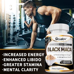 Black Maca Capsules Support Increased Energy* Mental Health