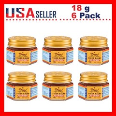 Tiger Balm Red Extra Strength x 6 Pack Pain Relief Ointment Muscle Ache Balm 18g