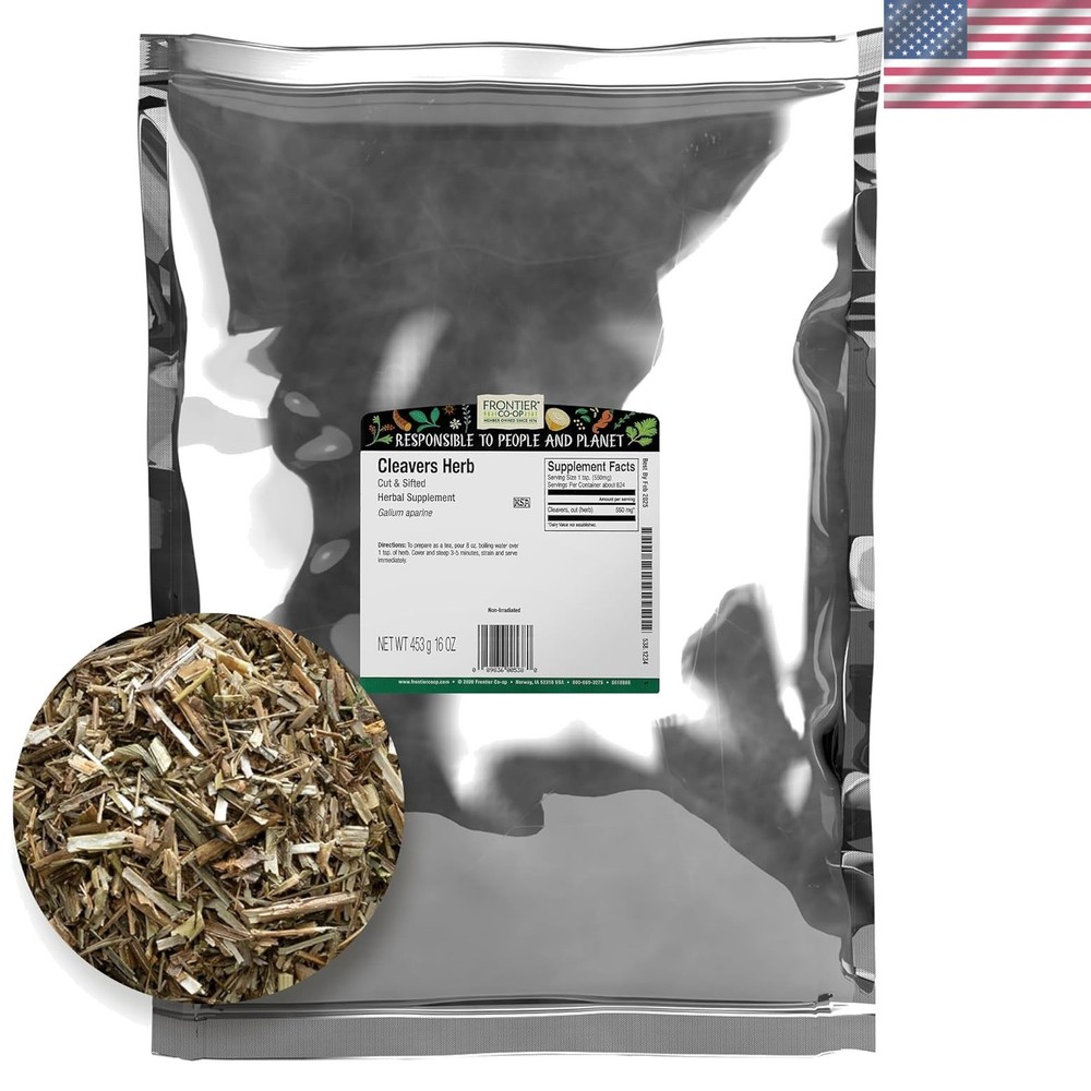 Versatile 1lb Cleavers Herb – Perfect for Digestion, Teas & Natural Remedies