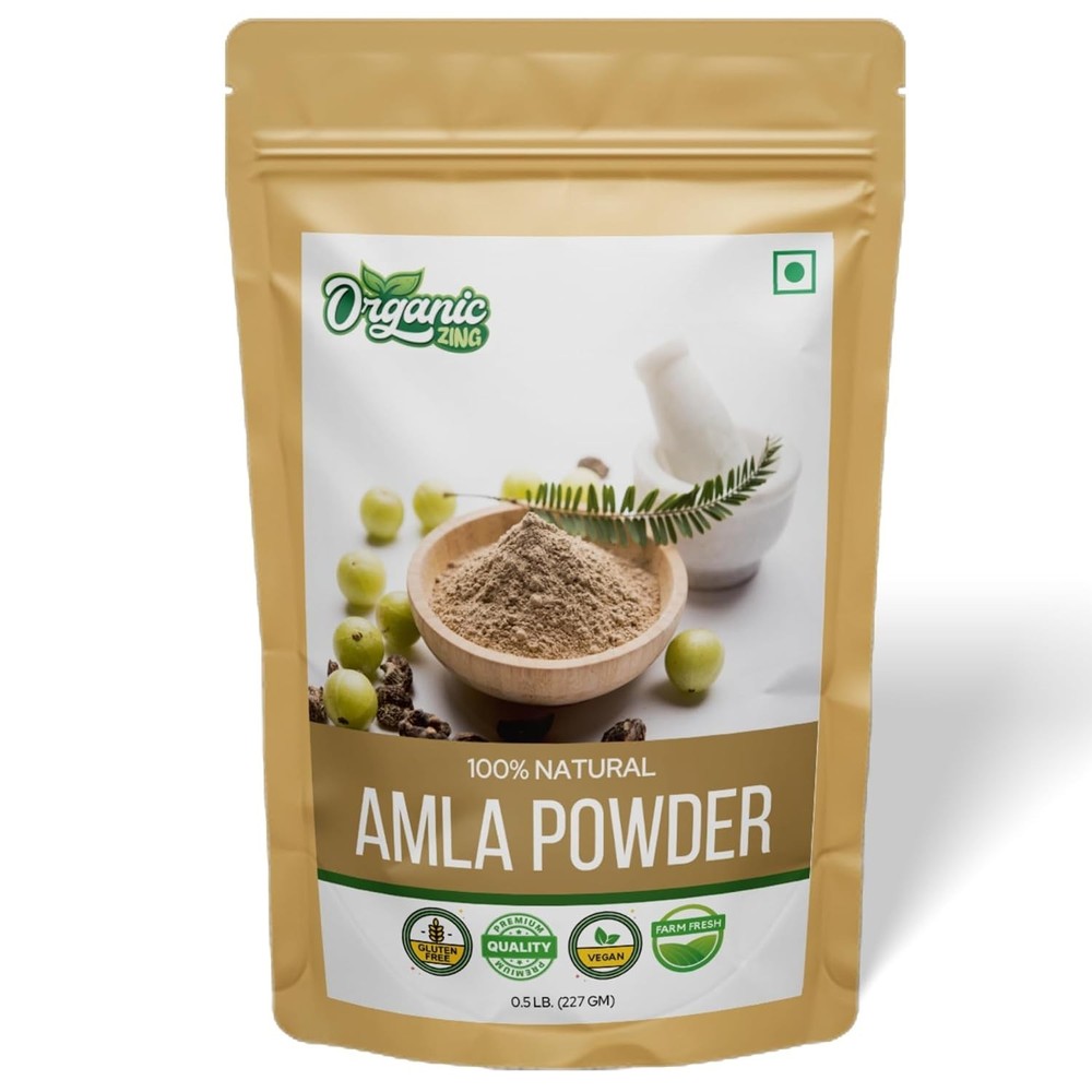 Pure Amla Powder – 8 oz Food-Grade Indian Gooseberry for Daily Nutrition & Co…