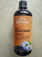 Serene Herbs Soursop Bitters Liquid & Black Seed Bundle Organic 16oz Each.