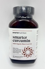 Smarter Nutrition SMARTER CURCUMIN w/ Black Seed Oil – 60 Softgels Exp 8/2028