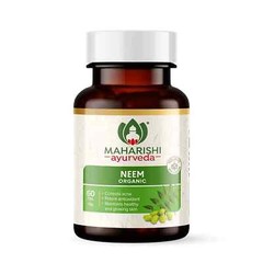 Maharishi Ayurveda Neem Organic 60 Tablets (Pack of 3) Herbal Skin Wellness