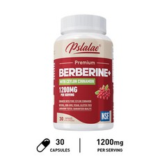 Premium Berberine HCl with Ceylon Cinnamon 1200mg – Blood Sugar, Immune Support