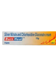 Cipla Burn Heal Silver Nitrate and chlorhexidine Gluconate Cream 15g Pack of 2