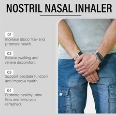 Nose Inhaler Spray to Support Men Prostate Health Nasal Inhaler Stick Refreshing