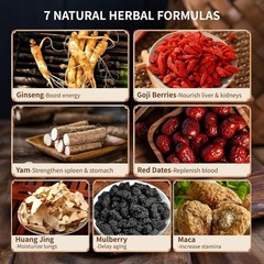 Beleeplanner Ginseng Five Treasures Kidney Detox 75 Teabags Herbal 7 Ingredients