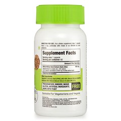 White Willow Bark Extract Capsules 15% Salicin Joint & Muscle Comfort Support