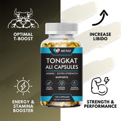 Natural Testosterone Booster 3450mg TongkatAli Extract 200:1 Strong 120 Capsules